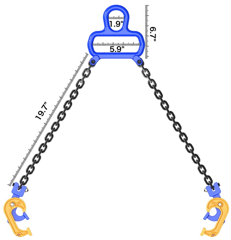 WowDIY 55 gallon drum lift - Chain Drum Lifter - 2000 lbs Capacity - Suitable for Blue Plastic and Metal Drums (Enhanced Version) - This Product is Protected by a US Patent. - Image 2